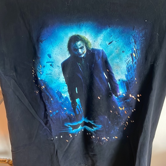 🃏 Vintage 2008 Heath Ledger Joker T-Shirt – The Dark Knight Collectible - Picture 2 of 4